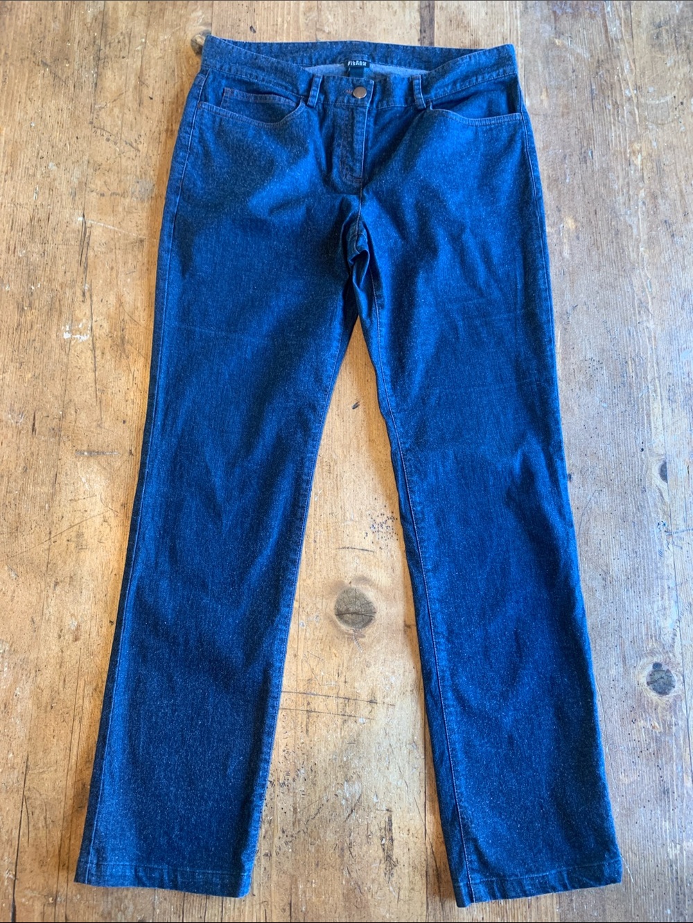 Eileen Fisher Women's Straight-Leg Jeans in Dark Blue